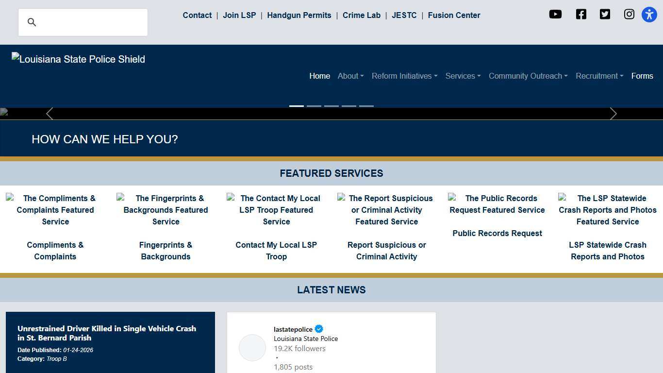 Home - Louisiana State Police