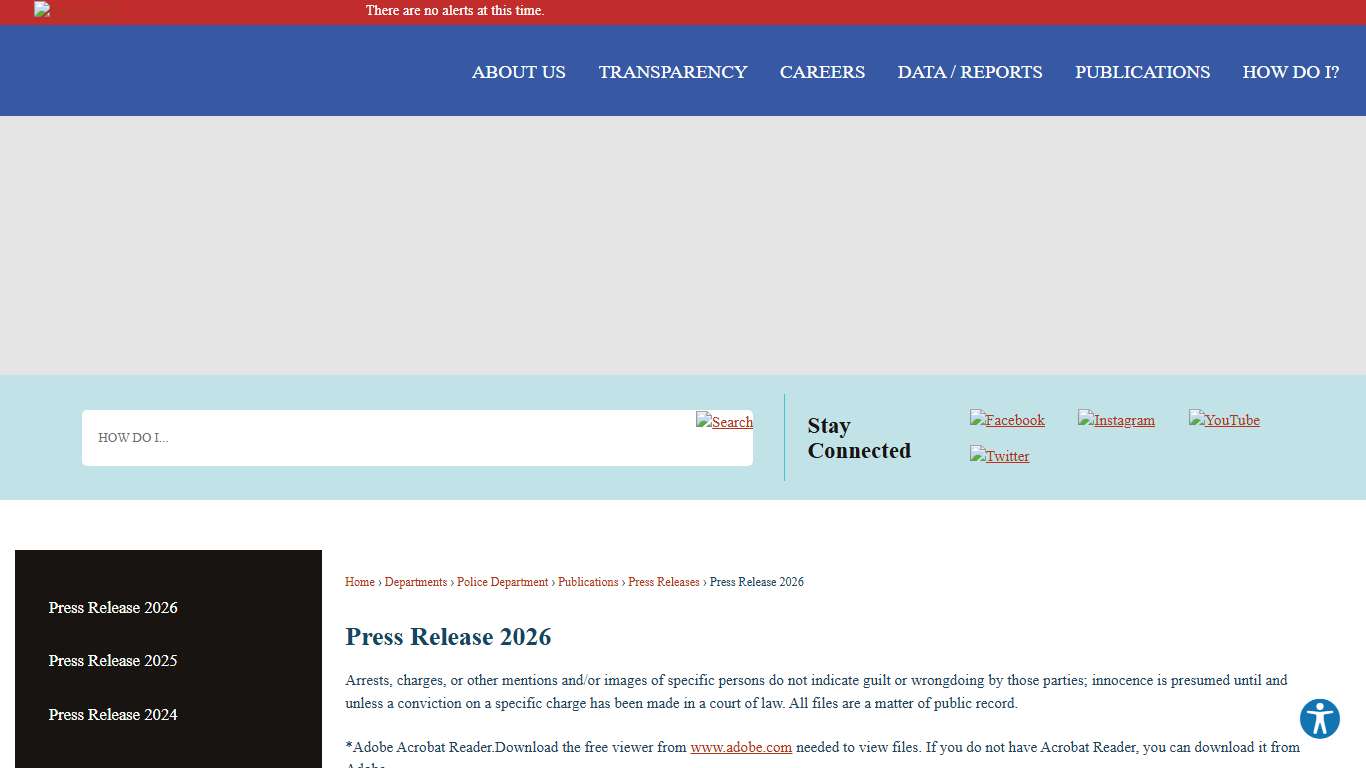 Press Release 2026 Baton Rouge, LA